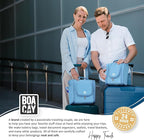 BOACAY Extra Large Hanging Travel Toiletry Bag for Women and Men, Makeup Bag, Bathroom & Shower Organizer Kit for Accessories, Cosmetics, Essentials