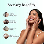 Pure Rosemary Essential Oil for Aromatherapy - Undiluted Rosemary Oil for Hair Skin and Nails - Essential Oil for Diffusers Plus Hair Oil for Enhanced Shine Cleansing and Dry Scalp Treatment