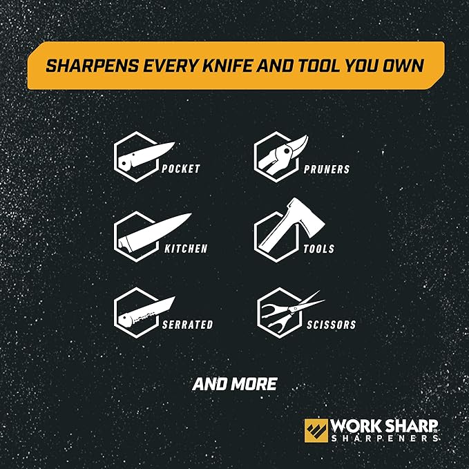 Work Sharp MK2 Professional Electric Knife and Tool Sharpener - Adjustable Tool and Knife Sharpening System