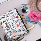 I'm Not Dramatic I'm Theatrical Makeup Bag Broadway Musical Gift Theatre Bag Pencil Case Fun Theatrical Design Makeup Bag (Not dramatic)