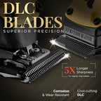 Fagaci Professional Hair Clippers for Men with Superior Precision, Brushless Motor Barber Clippers and Trimmers Set, 5X Longer Sharpness Hair Cutting Kit, Mens Haircut Cordless Clipper for Barber