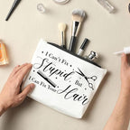 Hair Stylist Makeup Bag, Hairdresser Gift, Hairdresser Gifts for Women I Can't Fix Stupid But I Can Fix Your Hair, Makeup Travel Case, Inspirational Hair Stylist Gift Valentine's Day Gift