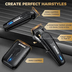 Hair Clippers for Men Professional, Barber Clippers and Trimmers Set, Cordless Hair Clippers, Hair Cutting Kit, Barber Kit, Haircut Kit, Maquina para Cortar Pelo De Hombre