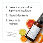 47 Skin Hydrating Face Serum for Clearing Acne & Scars, Anti-Blemish & Scar Repair Serum Skincare Treatment with Silver Chitoderm - Smooth Skin Moisturiser (1.01 oz)