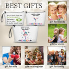 Cheer Makeup Bag, Multicolour, Cheerleader Gift, Travel Organizer