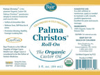 Baar Palma Christos Roll-On, Organic Castor Oil 3 oz (Pack of 2)