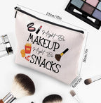 Snack Bags, Emergency Food Bag Packing Cubes for Women Trip Gifts Favors Travel Bag Essentials, Emergency Snacks Bag Makeup Cosmetic Bag Pouch