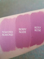 Aromi Pink Nude Matte Liquid Lipstick | Blush Beige Lip Color, Long-lasting, Waterproof, Vegan, Cruelty-free, Handmade (Toasted Almond)