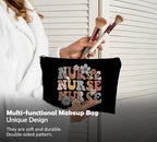 Nurse Makeup Bags - Cosmetic Bags With Zipper for Women & Student Nurses