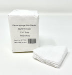 Gauze Surgical Sponges Cotton Non Sterile Woven 8-ply High Grade Quality 2"x2" Class I(a) All Purpose Pads by P&P MEDICAL SURGICAL Box of 100
