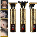 Hair Clippers for Mens Zero Gapped Cordless Hair Trimmer T-Blade Trimmer Professional Haircut & Grooming Kit Rechargeable Edgers Clippers Hair Trimmer Shaver Cutting Kit with LCD Display (Led-Tower)