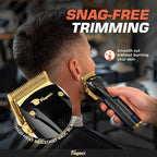 Fagaci Professional Hair Trimmer & Hair Clippers Set with Precise Cutting, Cordless Hair Clippers for Men Professional, Barber Clippers, Hair Trimmers for Men, Hair Clippers Cordless 440C Blades
