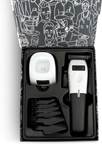 TPOB Play Barber Hair Clippers for Men 7500 RPM with Rubber Grips (White)
