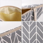 4 Pcs Canvas Cosmetic Bag, Multi-function Travel Makeup Bag Cosmetic Pouch with Zipper Travel Toiletry Bag Small Makeup Pouch Christmas Gifts Stocking Stuffers for Women