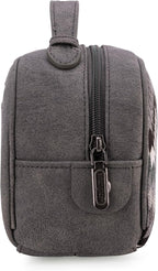 Montana West Wrangler Makeup Bag for Women Small Cosmetic Toiletry Bags Western Make Up Pouch Durable Cute Travel Purse, Grey