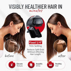 Split-Ender Pro 2 - Original Professional Beauty Tool - Cordless Split End Hair Trimmer for Damaged, Dry, Brittle, Frizzy, Curly or Straight Hair (Black)