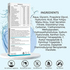 ABOTE 2.3% Hyaluronic Acid Serum for Face with 1% Snail Secretion Filtrate Deep Moisturizing Anti-Aging Anti-Wrinkle (3Pack-Each 0.507 fl.oz | 15ml)