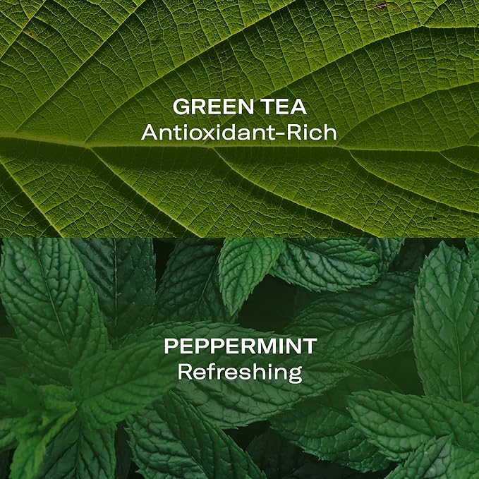 Odacité Anti Aging Face Serum - Mint & Green Tea Hydra-Purifying Mist Glow Recipe, Acne & Pimple Prone Skin, Clearing Face Mist for Hydration, Blemishes, Clogged Pores, Tired Complexion - 1.69 fl. oz