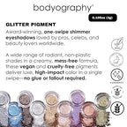 Bodyography Glitter Pigment - Bubbly Yellow Gold for Women - 0.105 oz Eye Shadow