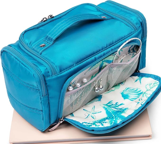 Lug Trolley Medium Cosmetic Case, CONTEMPORARY NAVY