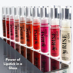 Magenta Lip Gloss – Phoenix Beauty Rise & Slay Power Gloss | Pomtini Raspberry Tint with Hyaluronic Acid, Jojoba & Castor Oil | High-Pigment, Non-Sticky Hydrating Shine (4.5ml)