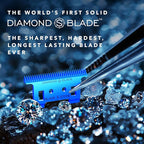 Blade & Stone Professional Hair Trimmer for Men PT301 | Diamond-S Blade | Micro-Gap Tech | 7200 RPM Durable Motor, All-Metal, Cordless Hair Trimmer - The Aviator