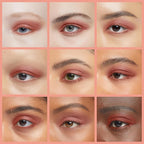 Hibiscus Matte Orange Red Pink Peach Pressed Powder Single Vegan Eyeshadow; Talc, Paraben & Cruelty Free