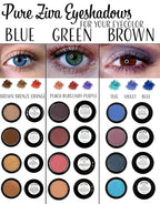 Chocolate Brown Chestnut Cocoa Matte Opaque Pressed Powder Single Vegan Eyeshadow; Talc, Paraben & Cruelty Free