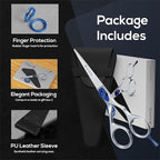Suvorna 5.5 inch Barber Scissors | hair shears professional | haircutting scissors for adults | Hair Scissors Women & Men | Hairdresser Scissors | Hair Scissors Professional | Haircut Scissors.