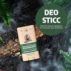Dr. Squatch Natural Deodorant for Men - Sierra Storm – Smells Like Giant Mountain Sequoias - Odor-Squatching Men's Deodorant Aluminum Free (2.65 oz, 3 Pack)