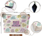 Nurse Makeup Bags,Nurse Gifts for Women,Nurse Cosmetic Bags With Zipper,Nurse Gifts for Nursing Student,Student Nurse Gifts(K style)