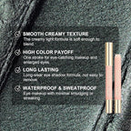 Oulac Sparkly Green Eyeshadow Pencil - Waterproof Eye Shadow Stick Smooth and Long Lasting, Shimmering Glitter Finish, Blendable Eyes Makeup, Vegan Beauty 3.8g, (16) So Jade