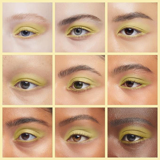 Daffodil Matte Muted Yellow Gold Soft Pressed Powder Single Vegan Eyeshadow; Talc, Paraben & Cruelty Free