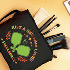 Pickleball Gifts,Gifts for Teen Girls,Pickleball Accessories Women,Gifts for Pickleball Lovers,Pickleball Cosmetic Travel Make Up Bag,Pickleball Accessories
