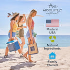 Absolutely Natural - SPF 8 Mineral Sunscreen - Water Resistant Moisturzing Lotion for Body & Face - Non-Nano Zinc Oxide, Vitamin E - 3 Oz
