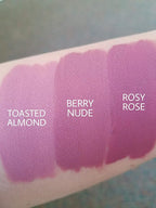 Aromi Matte Liquid Lipstick | Long-Lasting, Dusty Rose Lip Color for Women, Rosy Nude Shade, Vegan, Waterproof, Long Wear (Berry Nude)