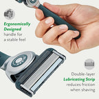 DORCO SLEEK Six Blade Razor System with Multi-Flex Technology Refill Set, Precision Shaving Razor Replacement Cartridge (4 Pack)