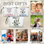 Golf Accessories for Women,Small Golf Bag,Female Golfer Gifts,Funny Golf Gifts,Makeup Bag for Purse,Golf Party Favors,Golf Bag Women,Golf Gifts
